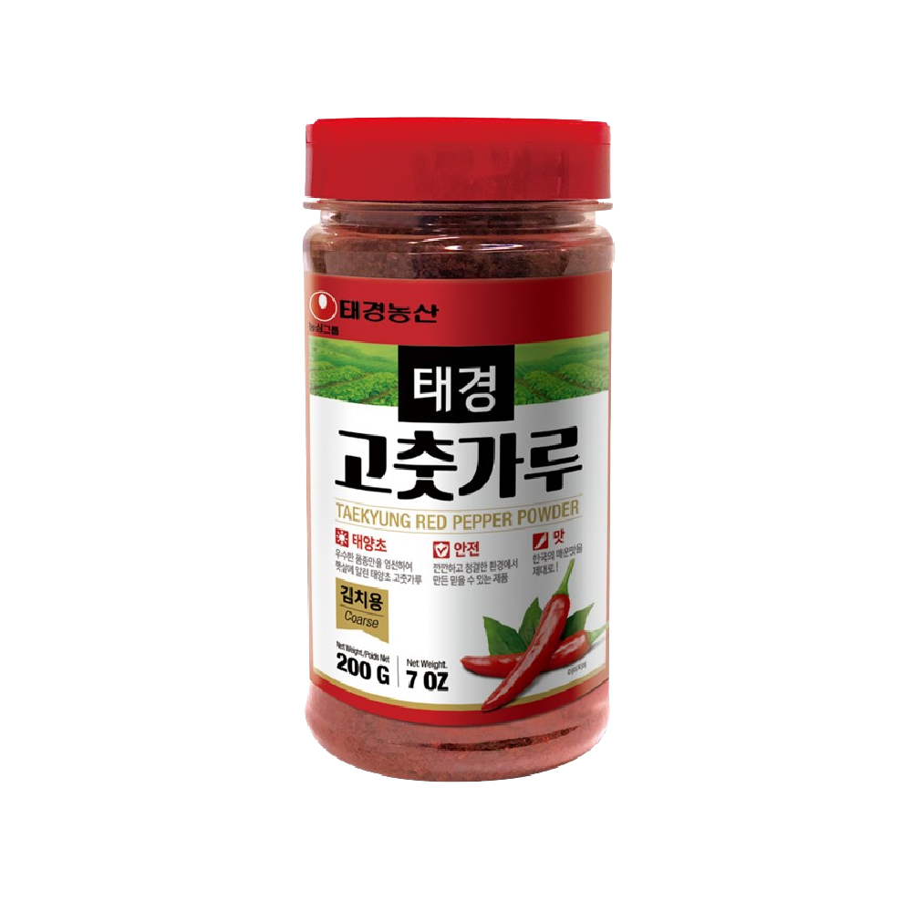 TAEKYUNG Red Pepper Powder (Coarse) 200g (Case 35)