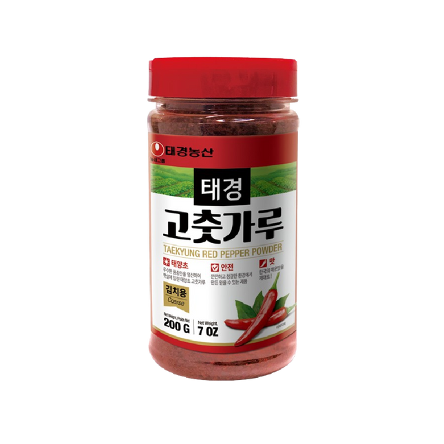 TAEKYUNG Red Pepper Powder (Coarse) 200g (Case 35)