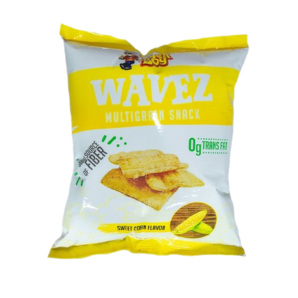 CHICKBOY Wavez Multigrain Sweet Corn Flavor 75g (Case 30)