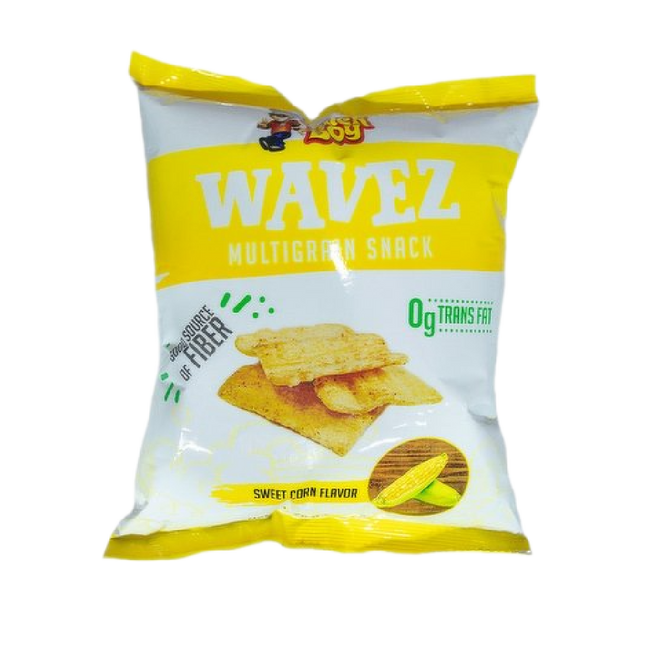 CHICKBOY Wavez Multigrain Sweet Corn Flavor 75g (Case 30)