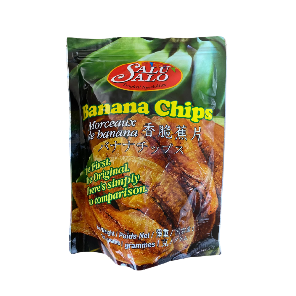SALUSALO Banana Chips 150g (Case 30)