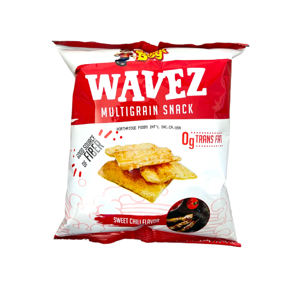 CHICKBOY Wavez Multigrain Sweet Chilli Flavor 75g (Case 30)