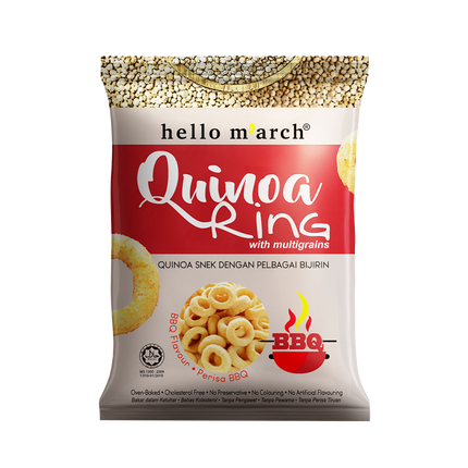 HELLO M'ARCH Quinoa Ring - BBQ Flavour 75g (Case 30)