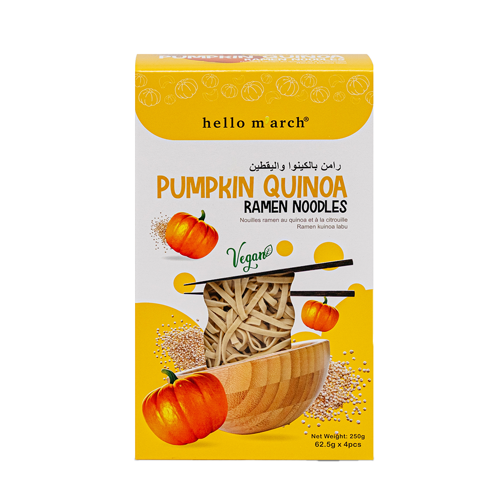 HELLO M'ARCH Pumpkin Quinoa Ramen Noodles 250g (Case 12)