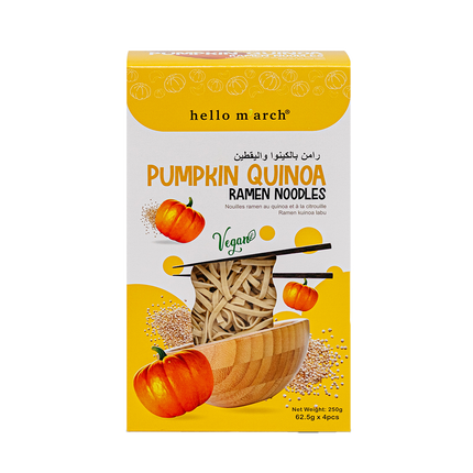 HELLO M'ARCH Pumpkin Quinoa Ramen Noodles 250g (Case 12)