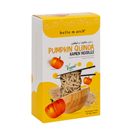 HELLO M'ARCH Pumpkin Quinoa Ramen Noodles 250g (Case 12)