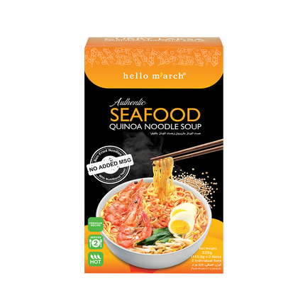 HELLO M'ARCH Authentic Seafood Quinoa Noodle Soup 225g (Case 16)