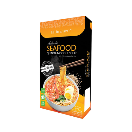 HELLO M'ARCH Authentic Seafood Quinoa Noodle Soup 225g (Case 16)