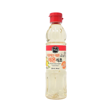 CJ BEKSUL Lemon Vinegar 500ml (Case 24)