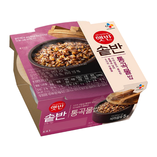 CHEIL JEDANG Cooked Rice Whole Grain Rice 200g (Case 18)