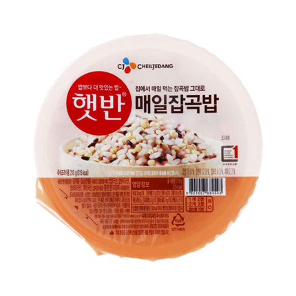 CHEIL JEDANG Cooked Rice Mixed Grain 210g (Case 36)