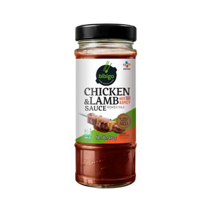 CJ BIBIGO Chicken & Lamb Sauce Hot & Spicy 490g (Case 12)