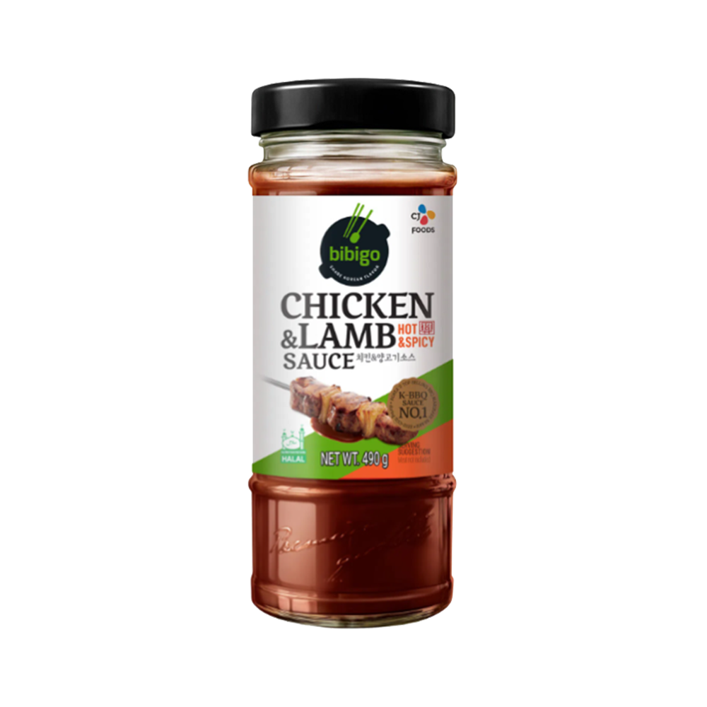 CJ BIBIGO Chicken & Lamb Sauce Hot & Spicy 490g (Case 12)