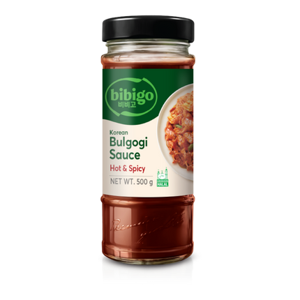 CJ BIBIGO Korea Bulgogi Sauce Hot & Spicy 500g (Case 12)