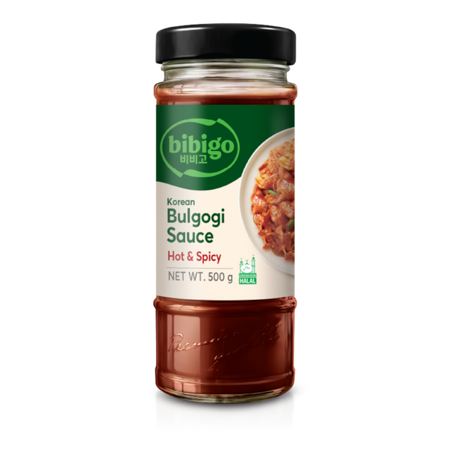 CJ BIBIGO Korea Bulgogi Sauce Hot & Spicy 500g (Case 12)