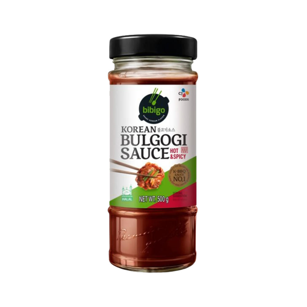 CJ BIBIGO Korea Bulgogi Sauce Hot & Spicy 500g (Case 12)