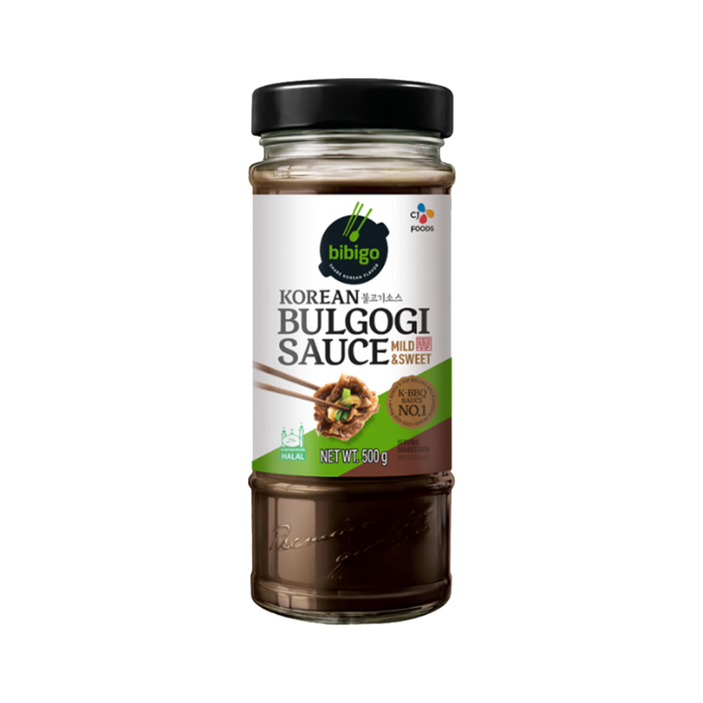 CJ BIBIGO Korea Bulgogi Sauce Mild & Sweet 500g (Case 12)