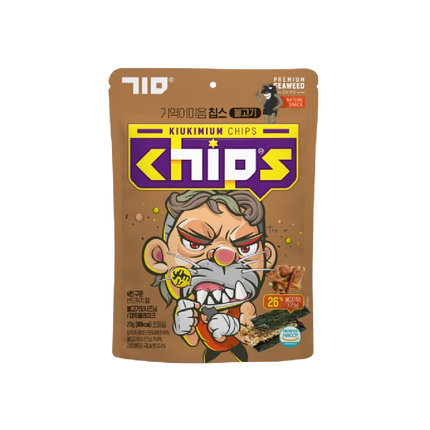 KIUKIMIUM Seaweed Chip Bulgogi Flavor 20g (Case 30)