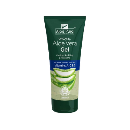 ALOE PURA Organic Aloe Vera Gel & Vit ACE 200ML (Case 6)