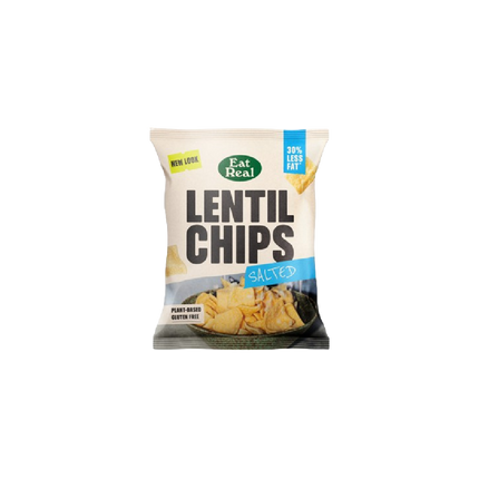 EAT REAL Lentil Chips Salted 40g (Case 18)