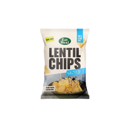 EAT REAL Lentil Chips Salted 95g (Case 10)