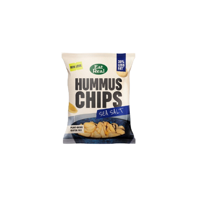 EAT REAL Hummus Chips Sea Salt 45g (Case 18)