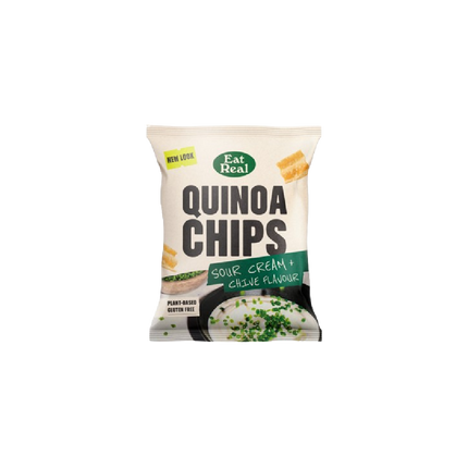EAT REAL Quinoa Chips Sour Cream & Chive 40g (Case 18)