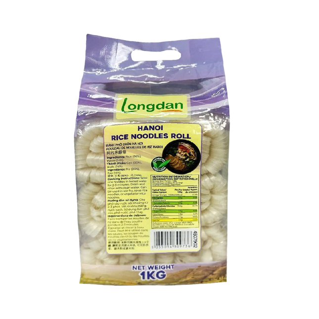 Longdan Hanoi Rice Noodles Roll 1kg (Case 10)