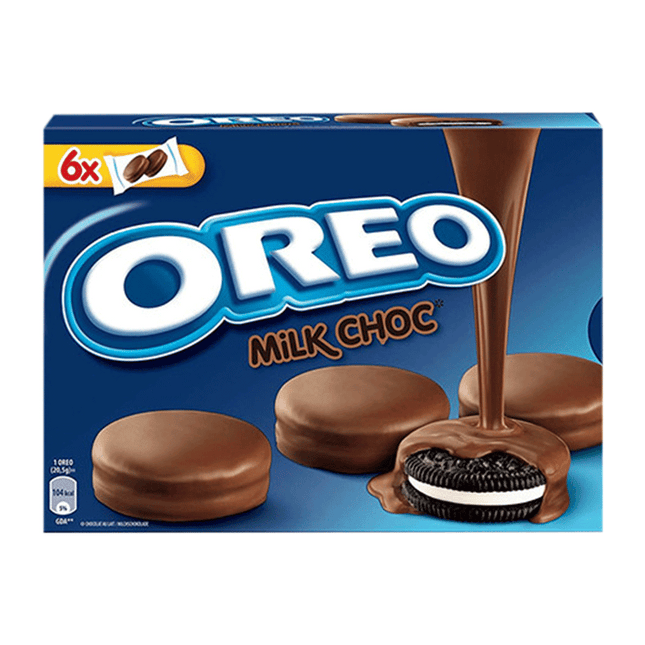 OREO Milk Chocolate Covered Cookies 246g (Case 10)