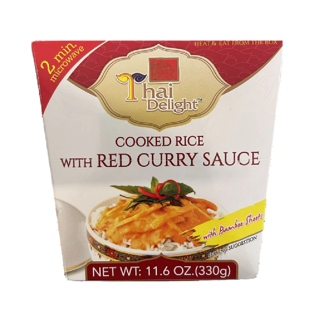 THAI DELIGHT Rice With Red Curry Sauce 330g (Case 12)
