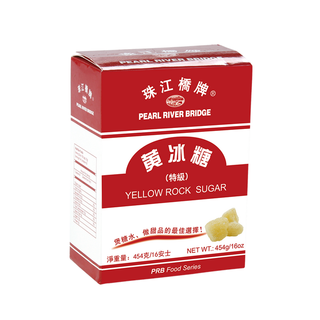 PEARL RIVER BRIDGE Yellow Rock Sugar 454g (Case 50)