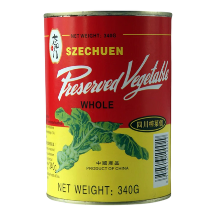FUCHUNJIANG SICHUAN Preserved Vegetable Whole 340g (Case 48)
