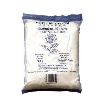 ROSE White Rice Flour (Red) 500g (Case 50)