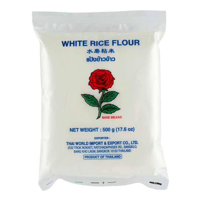 ROSE White Rice Flour (Red) 500g (Case 30)