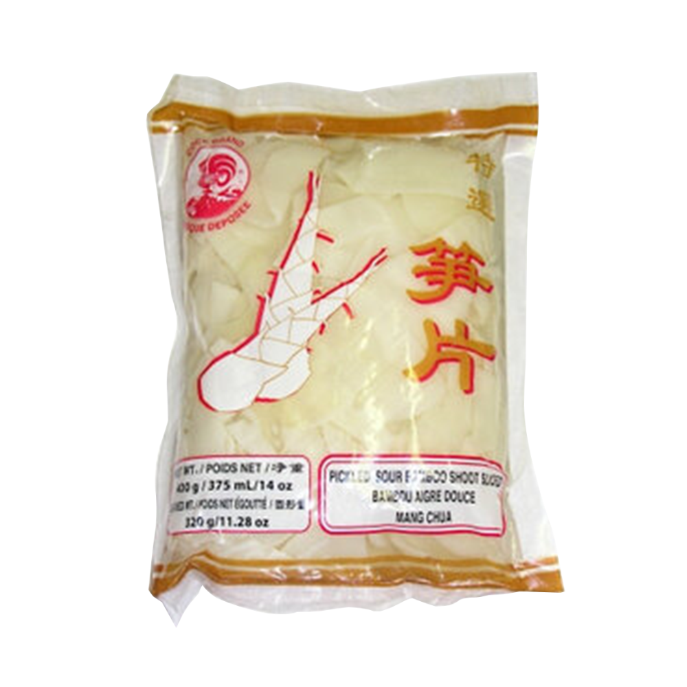 COCK BRAND Pickled Sour Bamboo Shoot Slice 400g (Case 30)