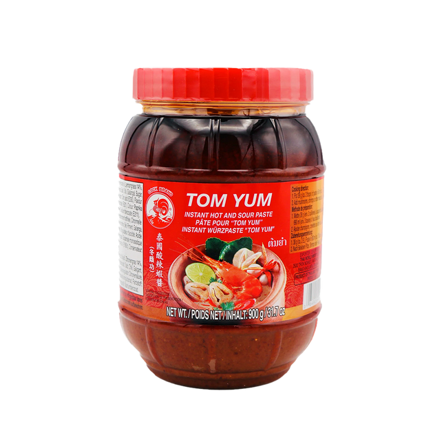 COCK BRAND Instant Tom Yum Soup Base - Hot & Sour Paste 900g (Case 12)