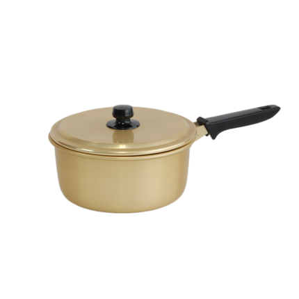 CHEFLINE Single Handle Yellow Pot 18cm (Case 10)