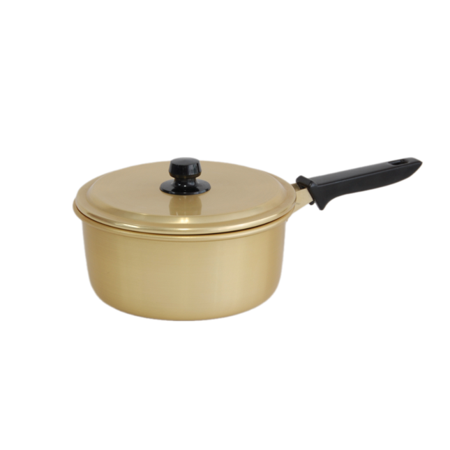 CHEFLINE Single Handle Yellow Pot 18cm (Case 10)