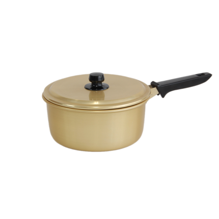 CHEFLINE Single Handle Yellow Pot 16cm (Case 10)