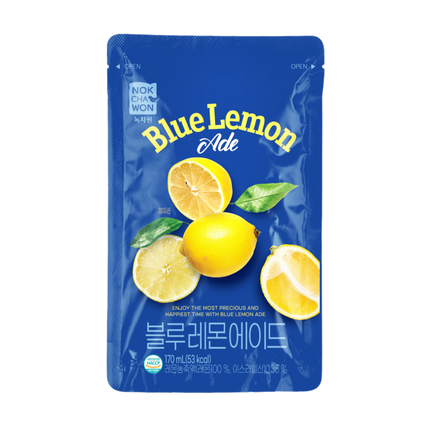 NOKCHAWON Blue Lemon Ade Pouch Drink 170ml (Case 30)