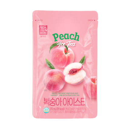 NOKCHAWON Peach Ice Tea Pouch Drink 170ml (Case 30)