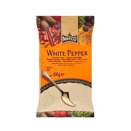 NATCO White Pepper Ground 100g (Case 20)
