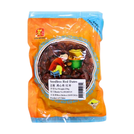 LAO ZI HAO Seedless Red Dates 250g (Case 40)