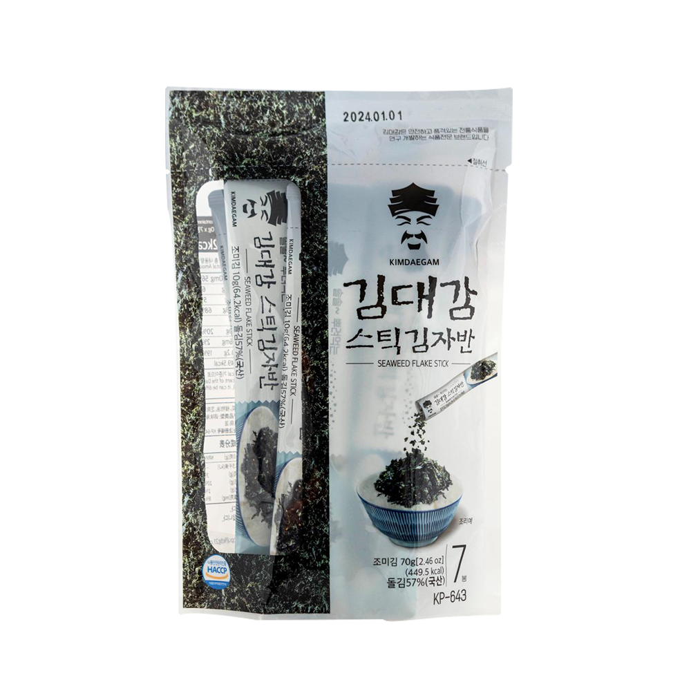 HAEDAMSOL Seaweed Flake Stick 7pcs 70g (Case 25)