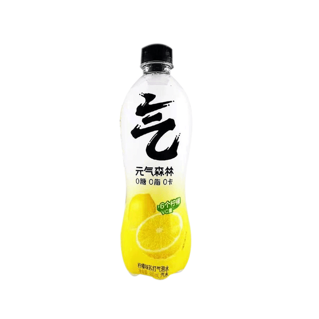 GENKI FOREST Sparkling Water-Lemon Soda 480ml (Case 15)