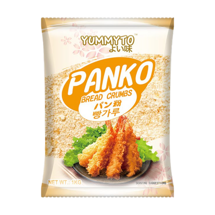 YUMMYTO Panko Bread Crumbs 1kg (Case 10)