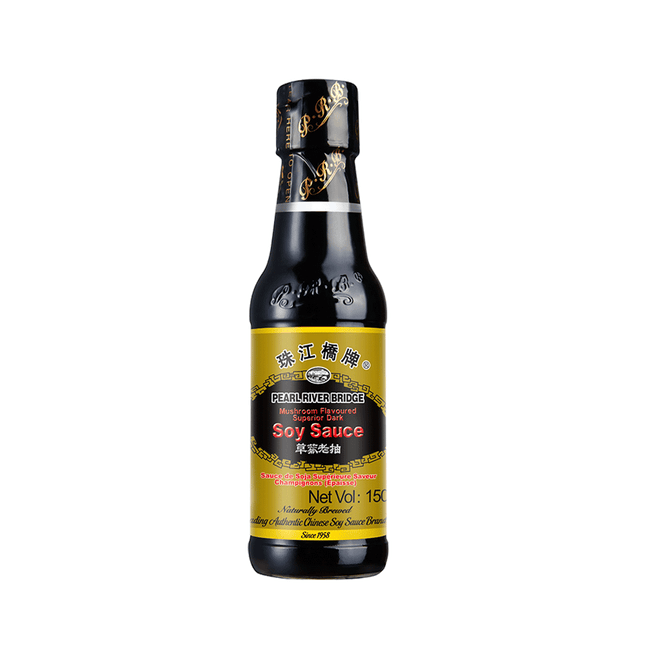 PEARL RIVER BRIDGE Mushroom Superior Dark Soy Sauce 150ml (Case 24)