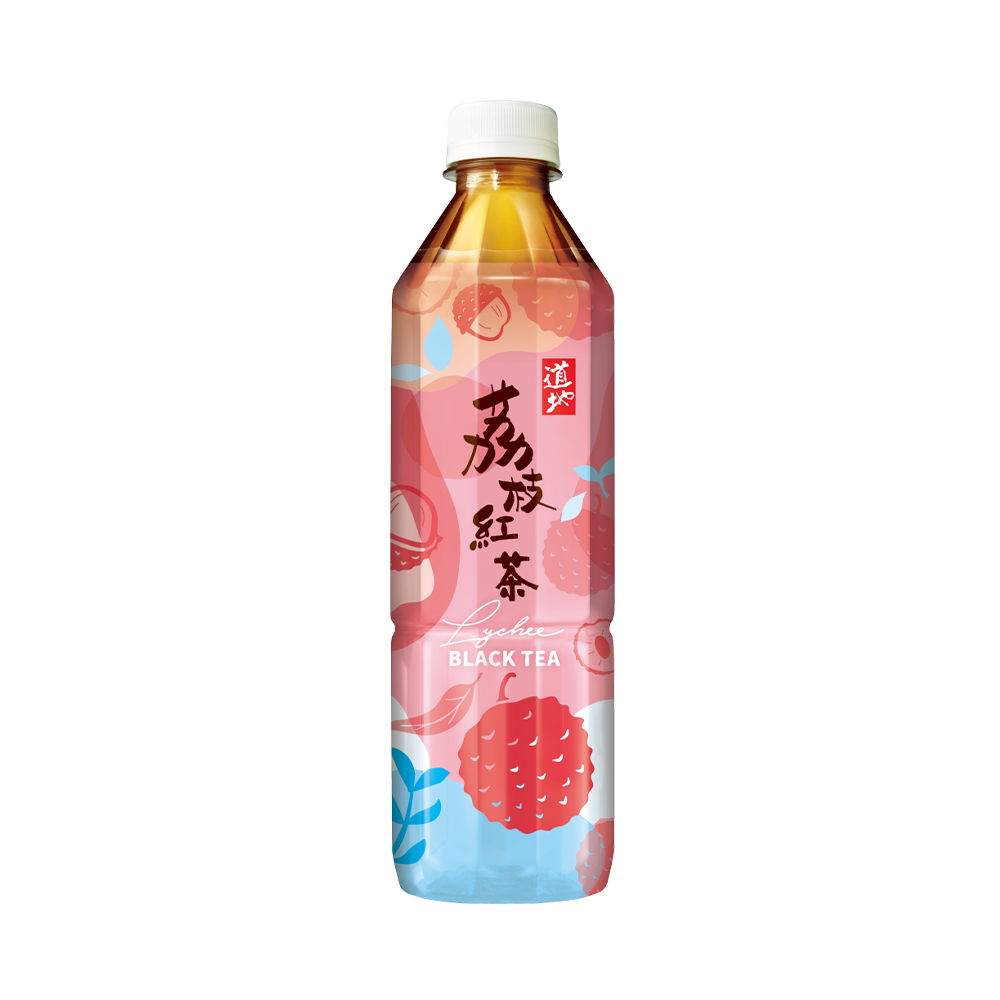 TAOTI Lychee Black Tea 500ml (Case 15)