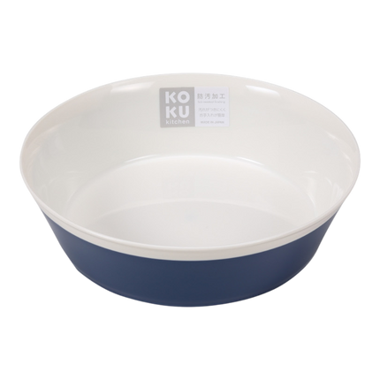 KOKUBO Round & Deep Plate - Large 18cm (Iron Blue) (Case 120)