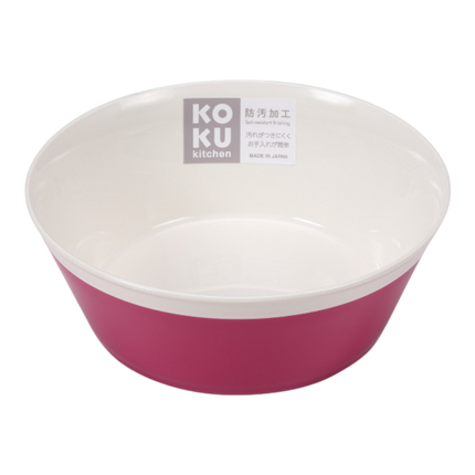 KOKUBO Round & Deep Plate - Small 14cm (Magenta Pink) (Case 120)